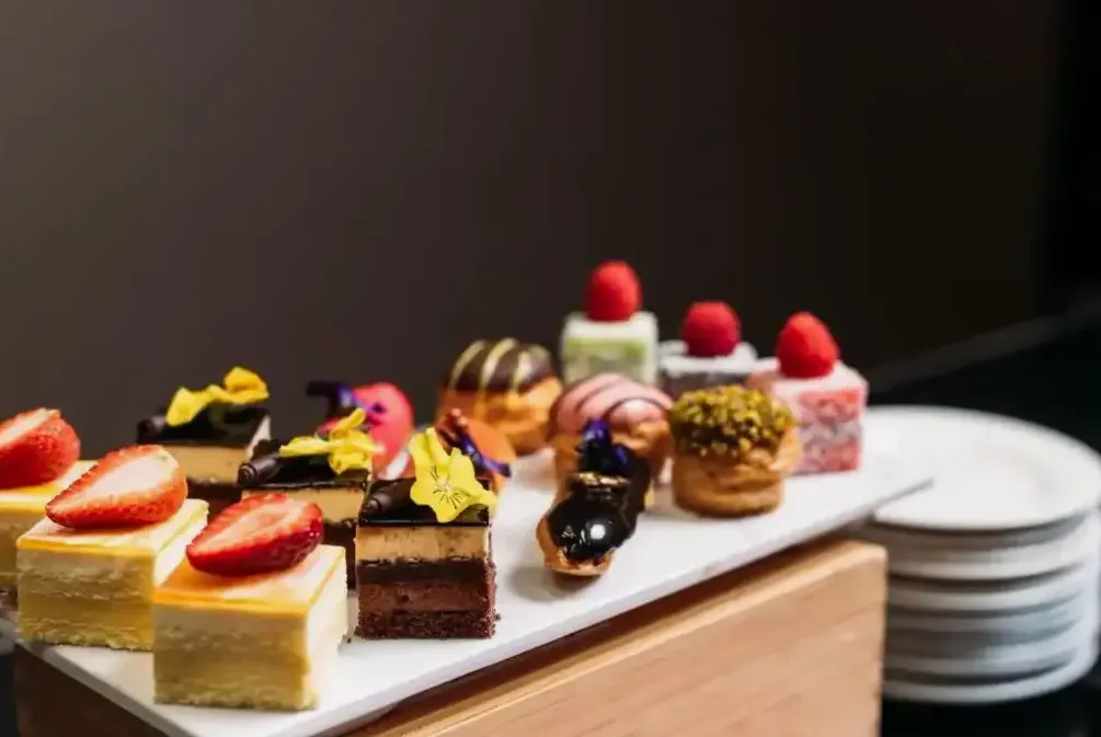 Plating masterpiece at the signature restaurant